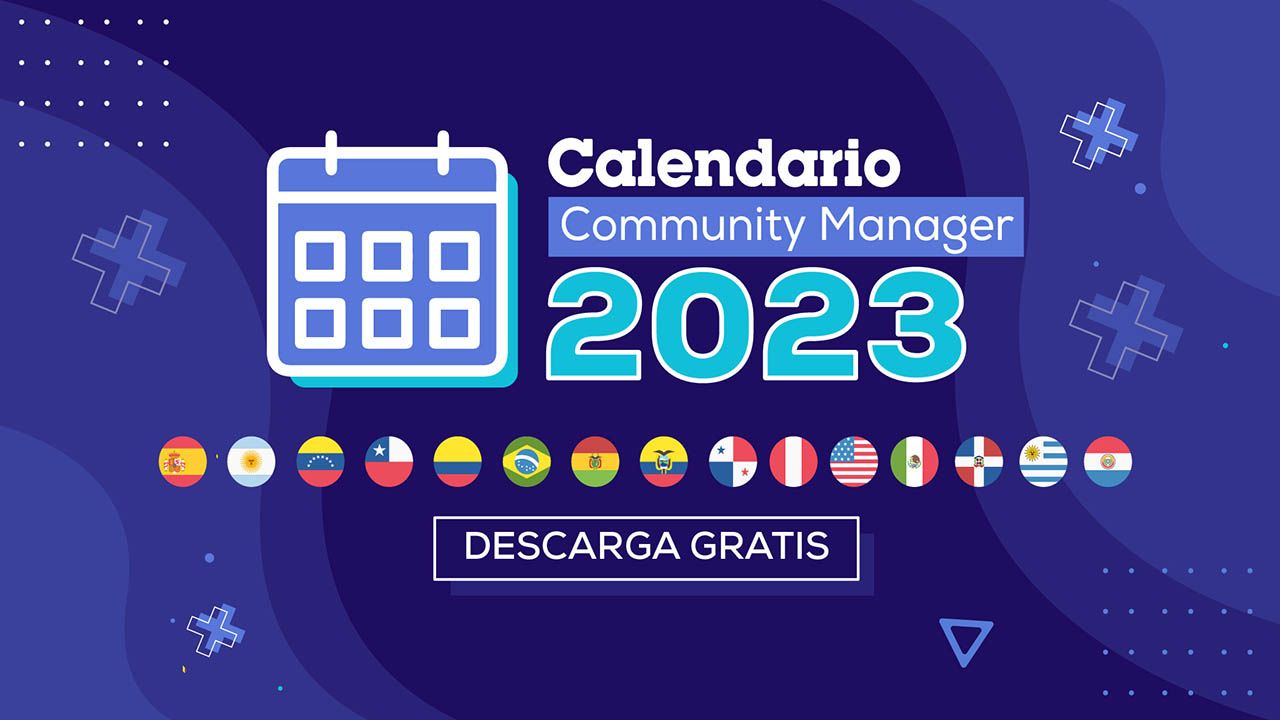 Calendario Community Manager y Social Media 2023 | PDF Descargable