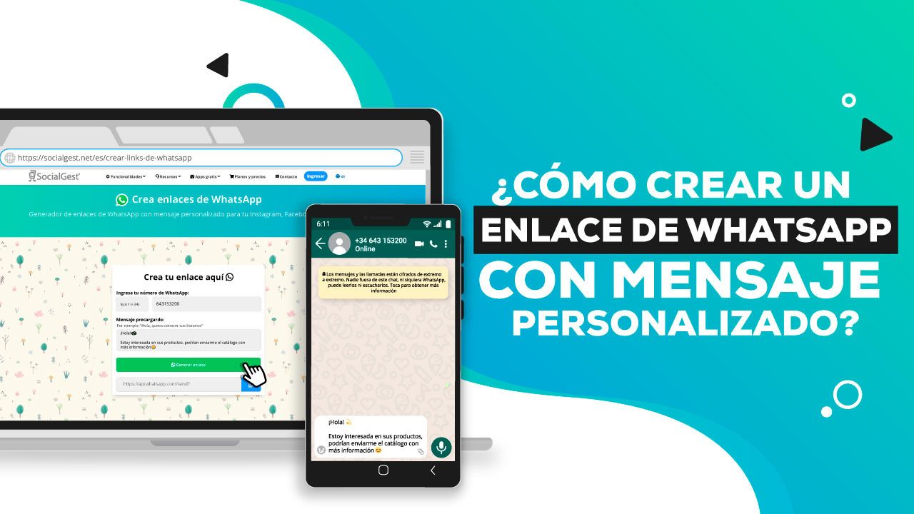 ¿Cómo crear un enlace de WhatsApp para Instagram y Facebook?