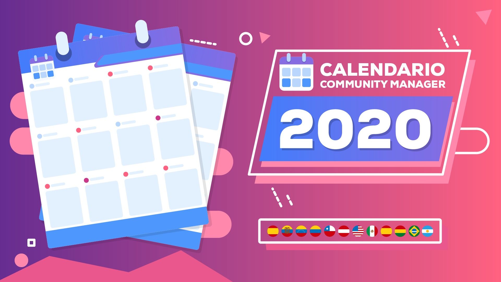 Calendario de Community Manager 2020 [Descargable]