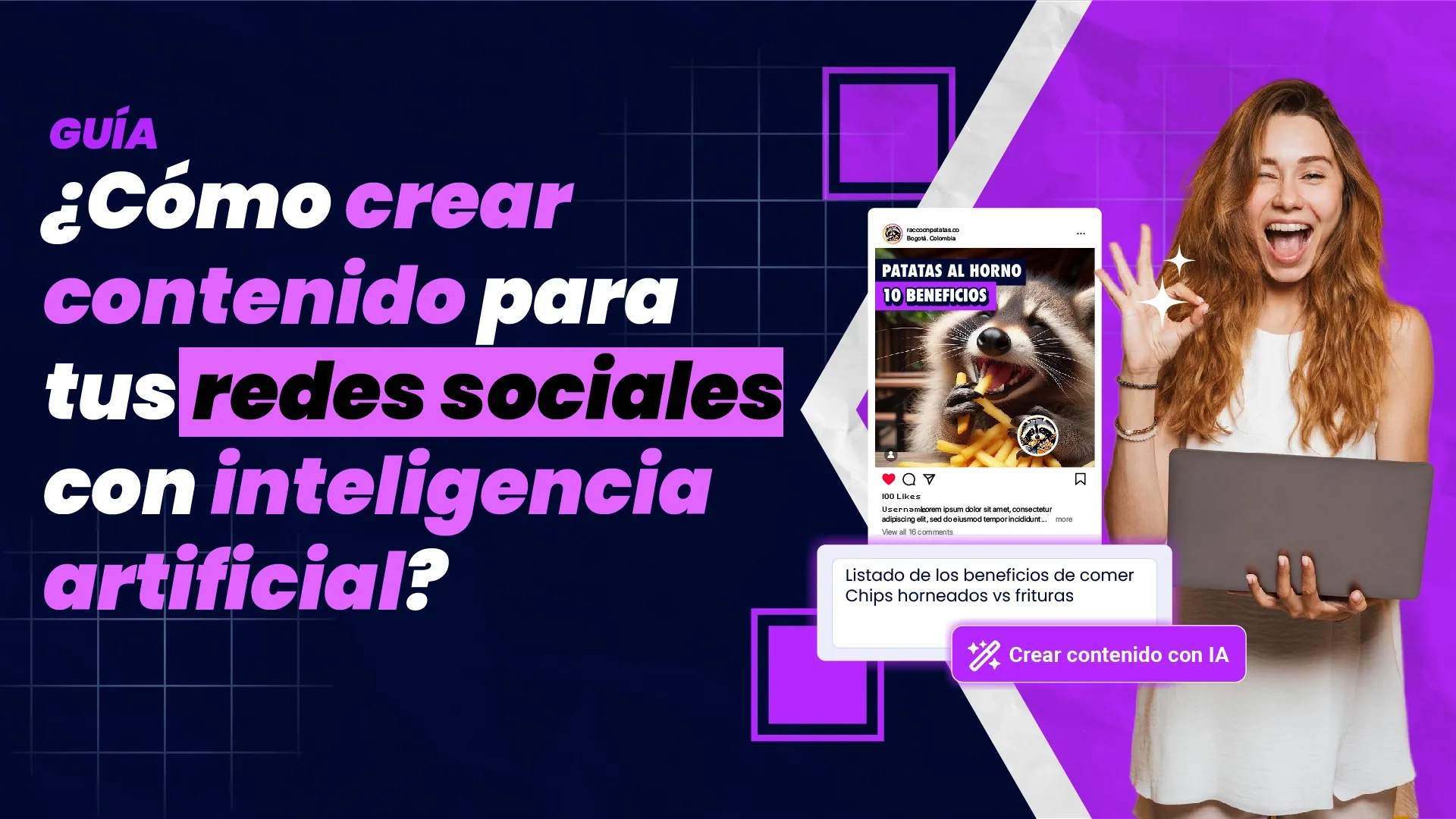 ¿Cómo crear contenido para tus redes sociales con inteligencia artificial?