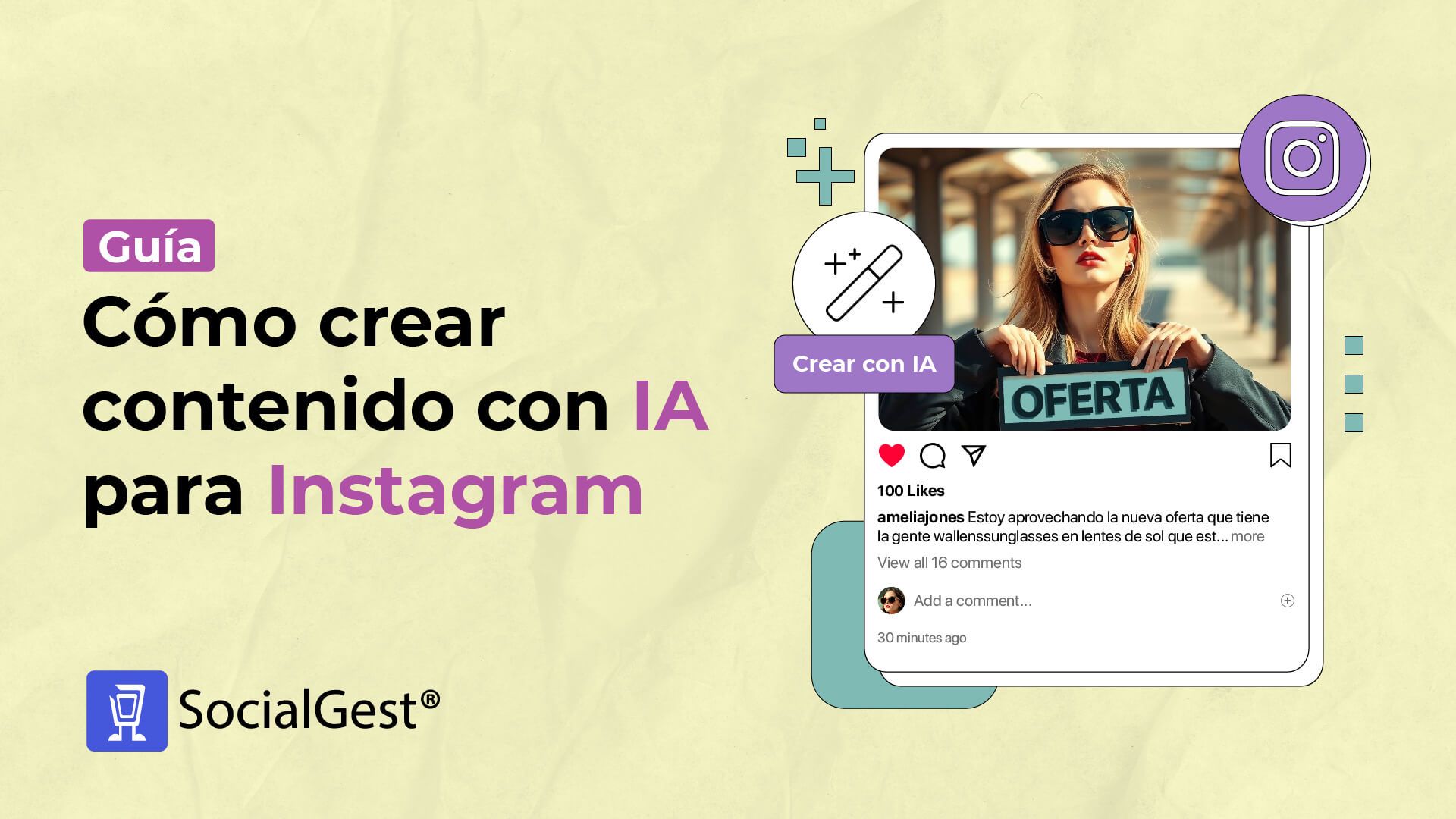 Cómo crear contenido con IA para Instagram