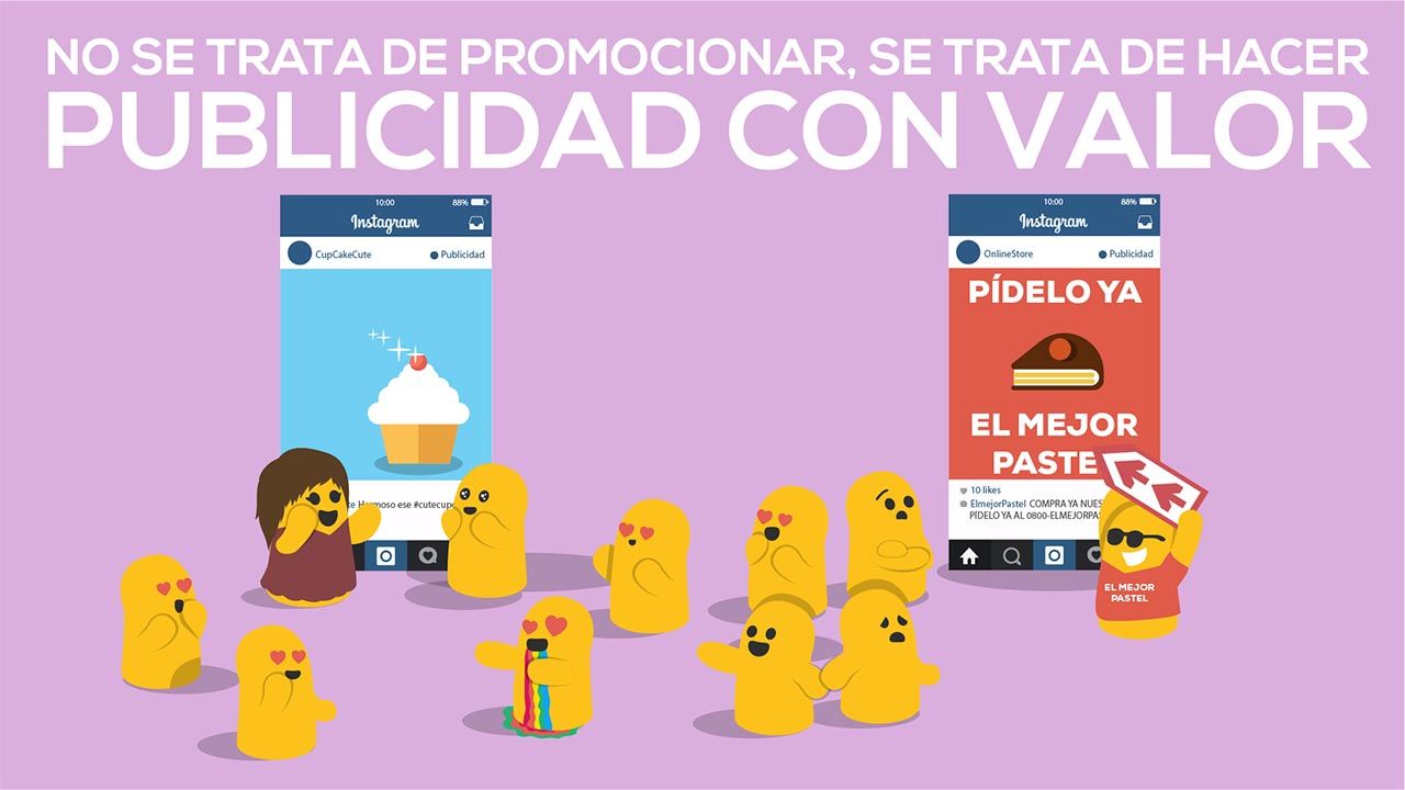 No se trata de promocionar, se trata de hacer publicidad con valor