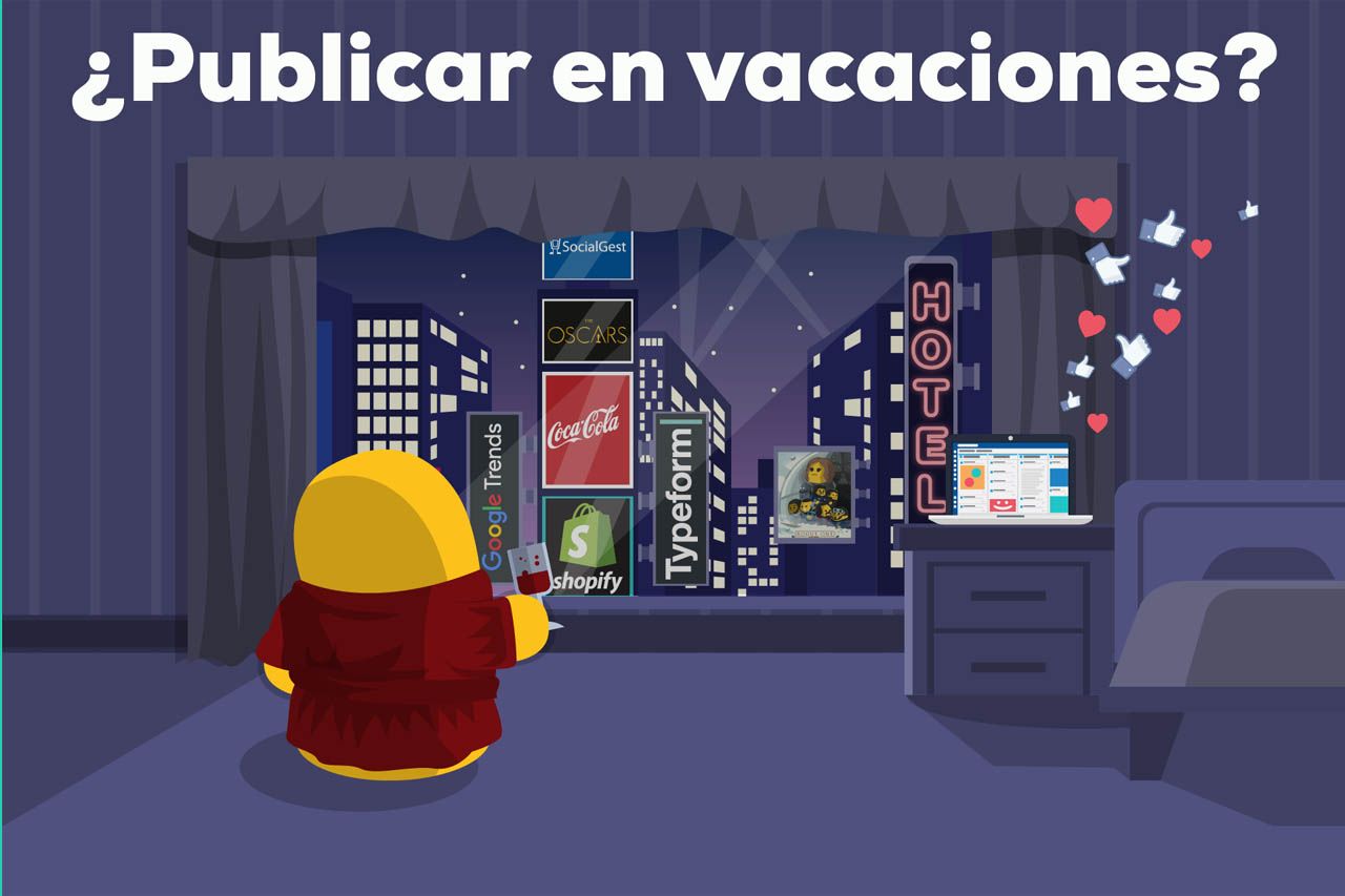 ¿Publicar en vacaciones?