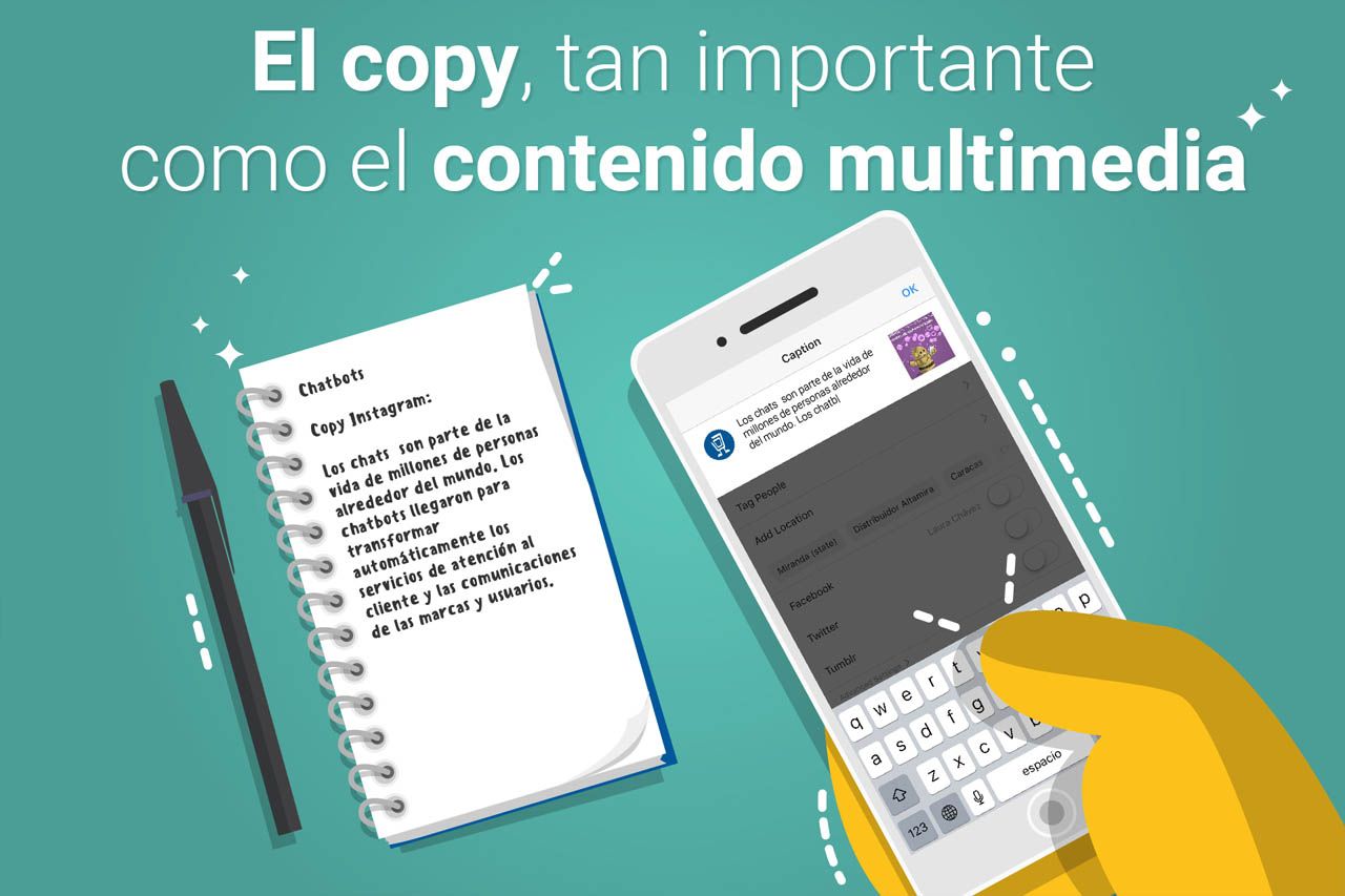 El copy, tan importante como el contenido multimedia