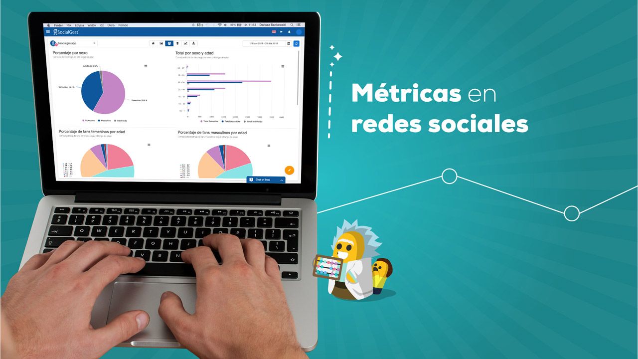 Métricas en redes sociales: módulo de Estadística de SocialGest