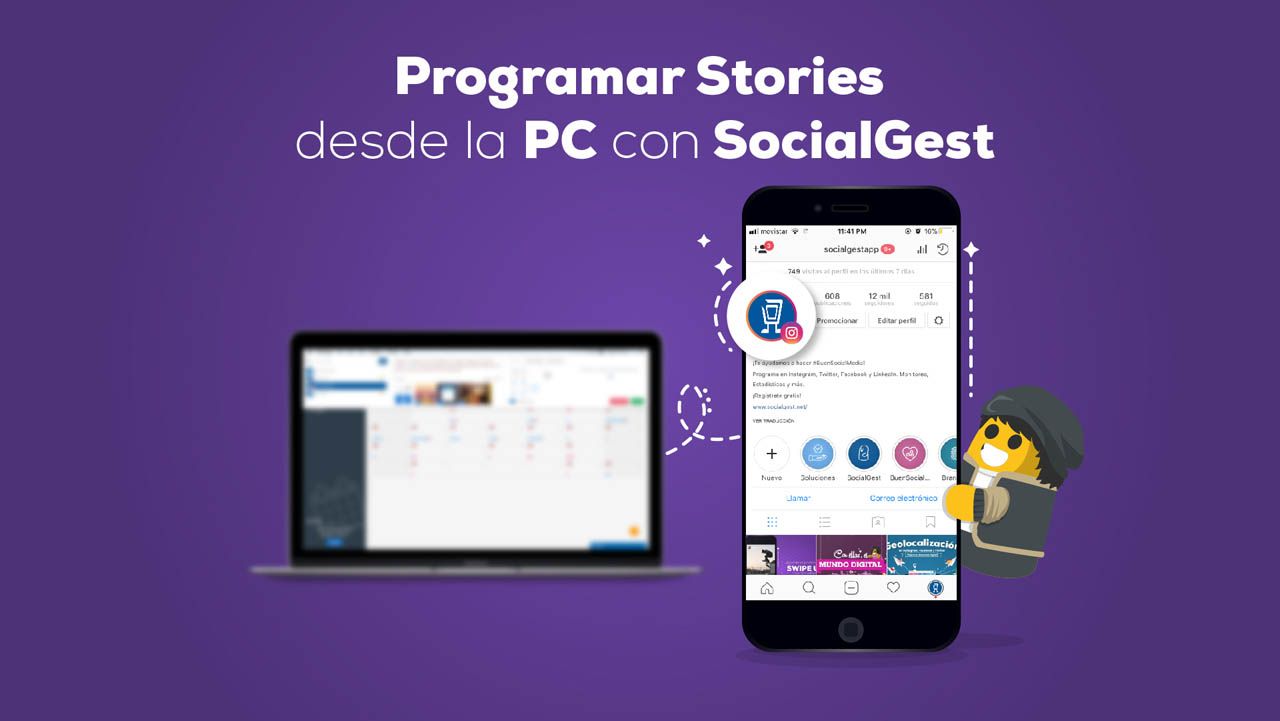   Programar Stories desde la PC con SocialGest