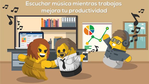  Escuchar música mientras trabajas mejora tu productividad