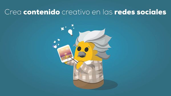 Crea contenido creativo en redes sociales