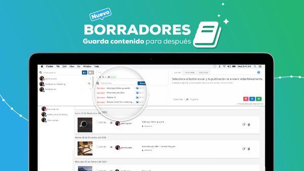 ¡Nuevo! Borradores para guardar tus copys en SocialGest