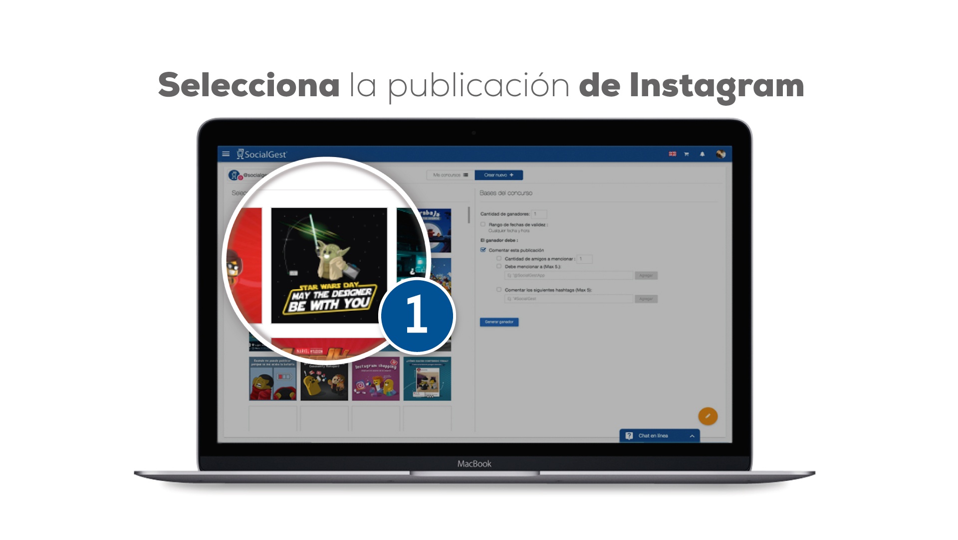 concurso de Instagram 