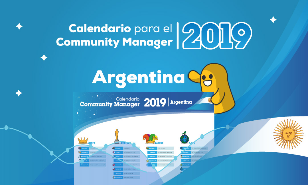 Calendario del Community Manager 2019 en PDF (Argentina)