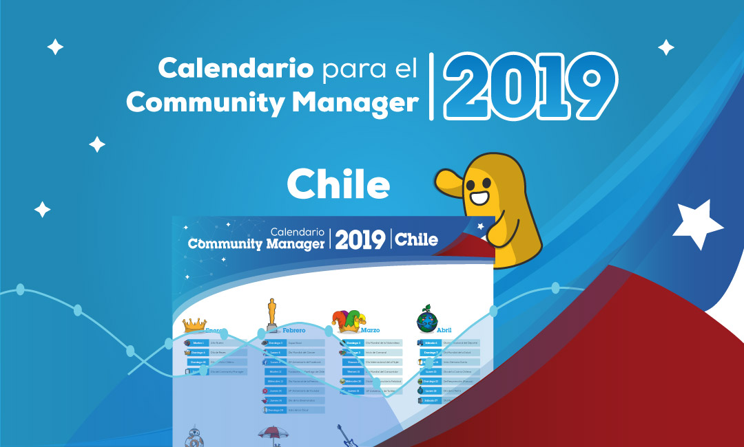 Calendario del Community Manager 2019 en PDF Chile