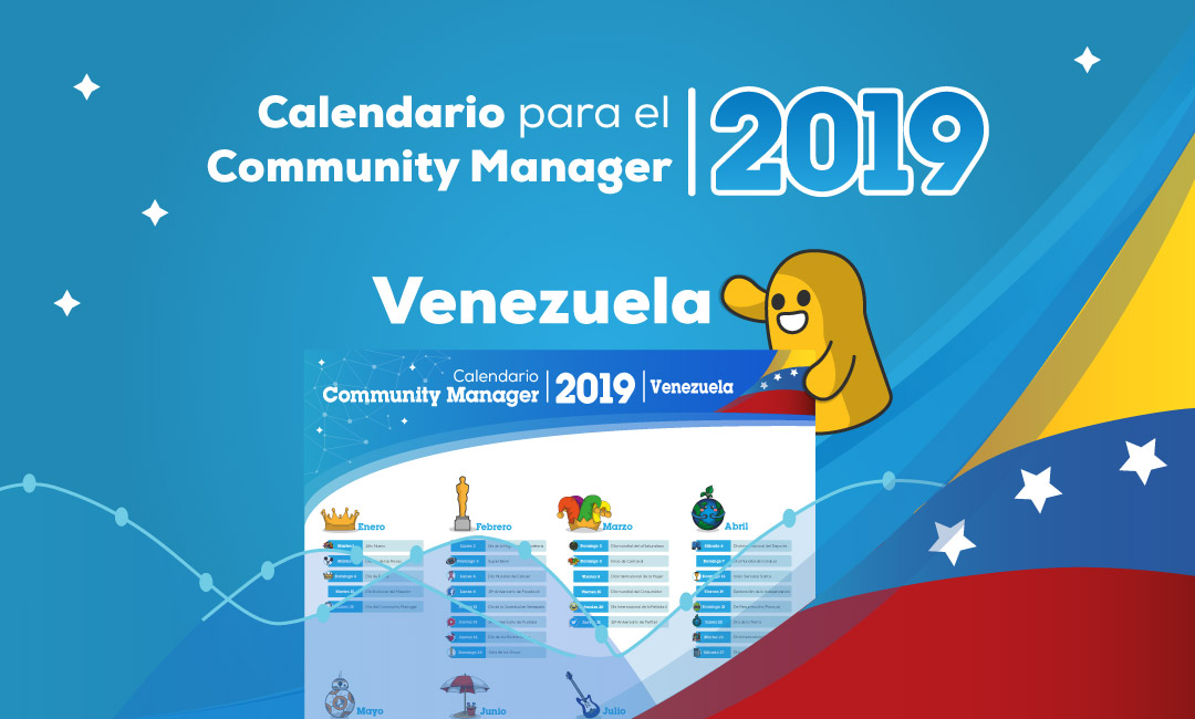 Calendario del Community Manager 2019 en PDF Venezuela