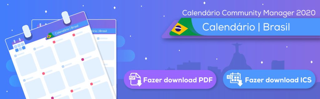 Calendario Community Manager 2020
