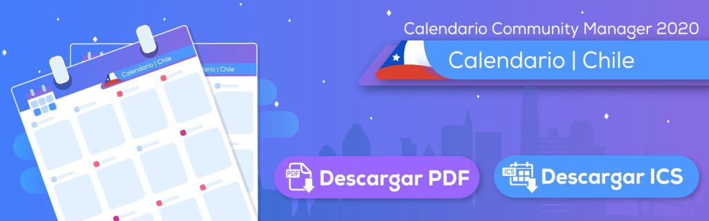 Calendario Community Manager 2020