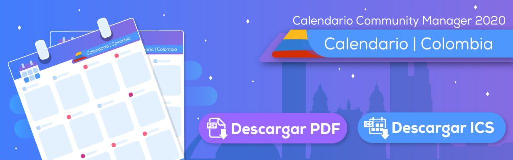 Calendario Community Manager 2020