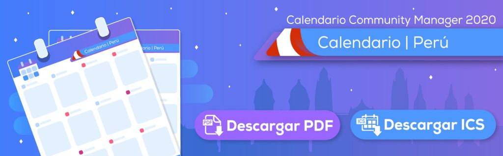 Calendario Community Manager 2020