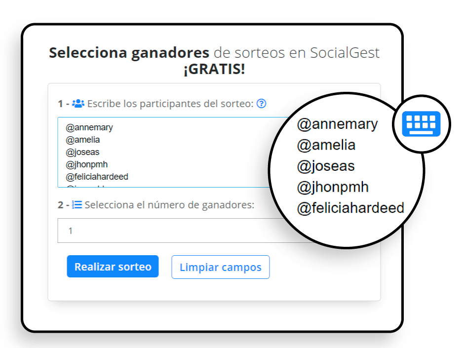 herramienta sorteos gratis