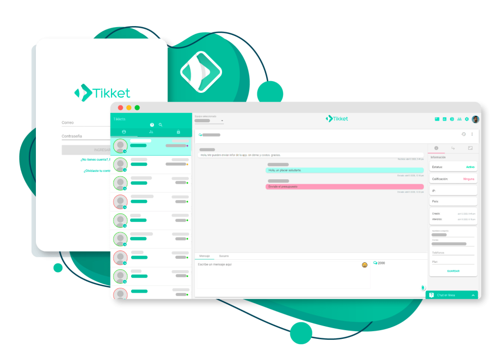 Tikket plataforma atención al cliente online