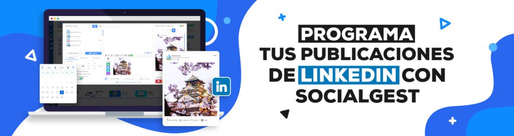 banner programa tus publicaciones de linkedin con socialgest