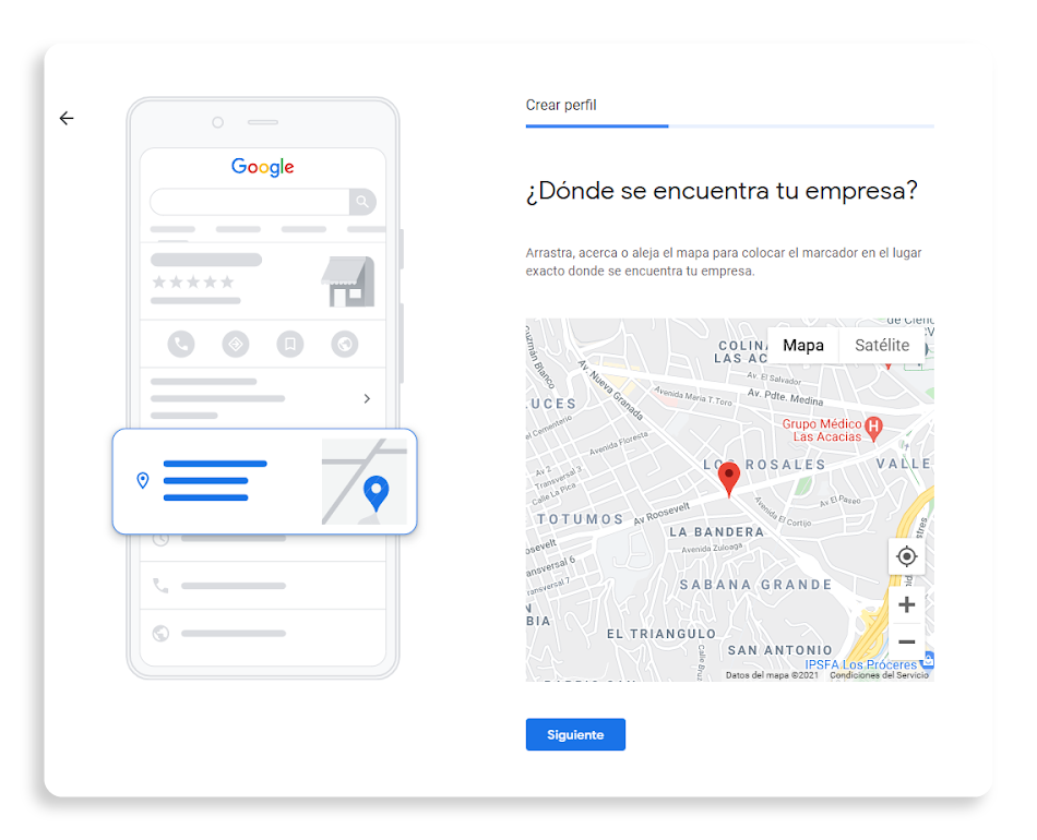 ubicacion empresa en google maps