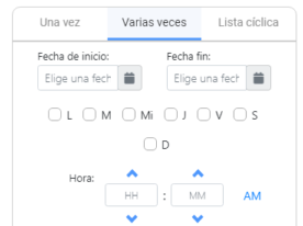 Reciclar y automatizar contenido en redes sociales en períodos de fechas determinados