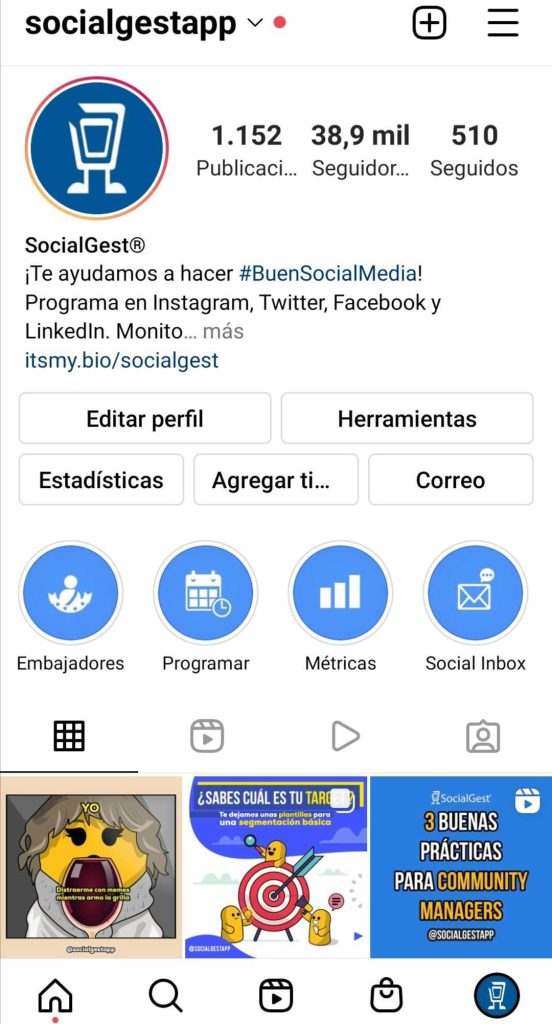 Optimizar perfil de redes sociales para marcas